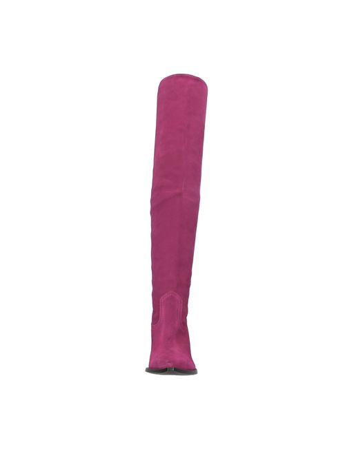 Stivali cuissard in camoscio ELENA IACHI | E3613 HOMBREMAGENTA